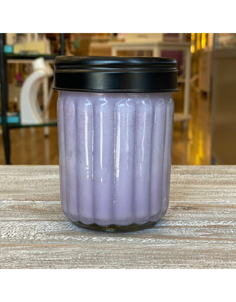 SWAN CREEK CANDLE CO. Homespun Jar in Lavender & Lemongrass