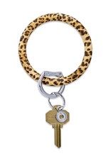 Silicone Big O Key Ring in Cheetah