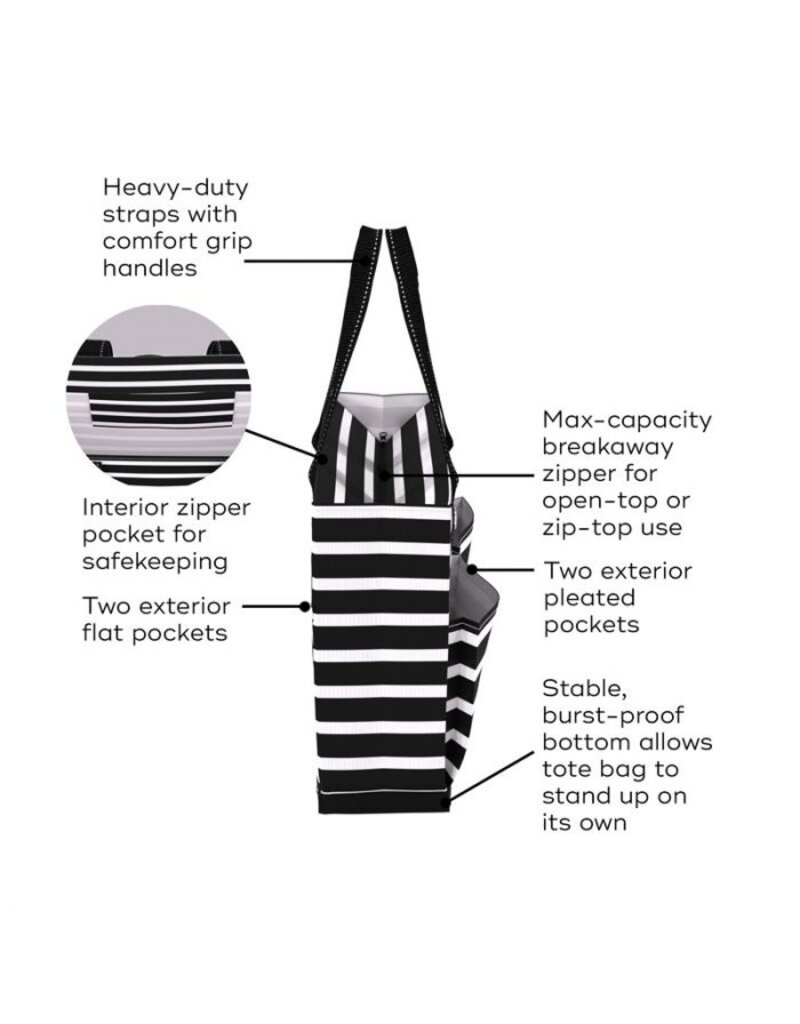 SCOUT Uptown Girl Pocket Tote Bag in Fleetwood Black