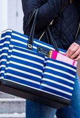 SCOUT Uptown Girl Pocket Tote Bag in Nantucket Navy SCOUT Uptown Girl Pocket Tote Bag in Nantucket Navy