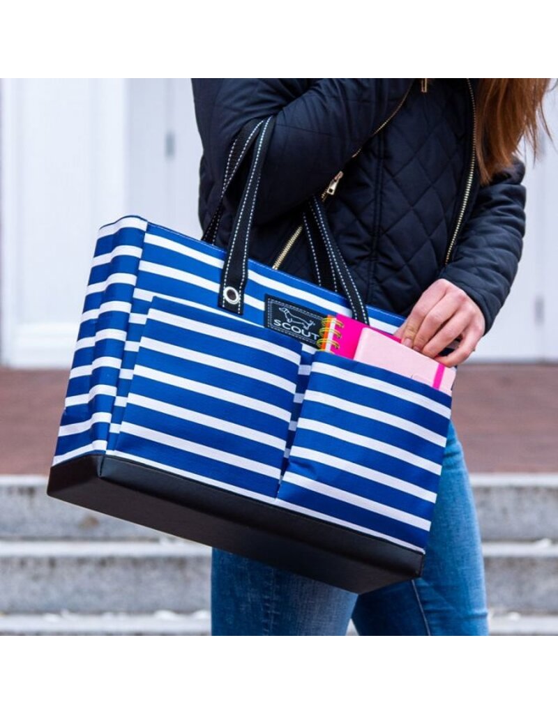 SCOUT Uptown Girl Pocket Tote Bag in Nantucket Navy