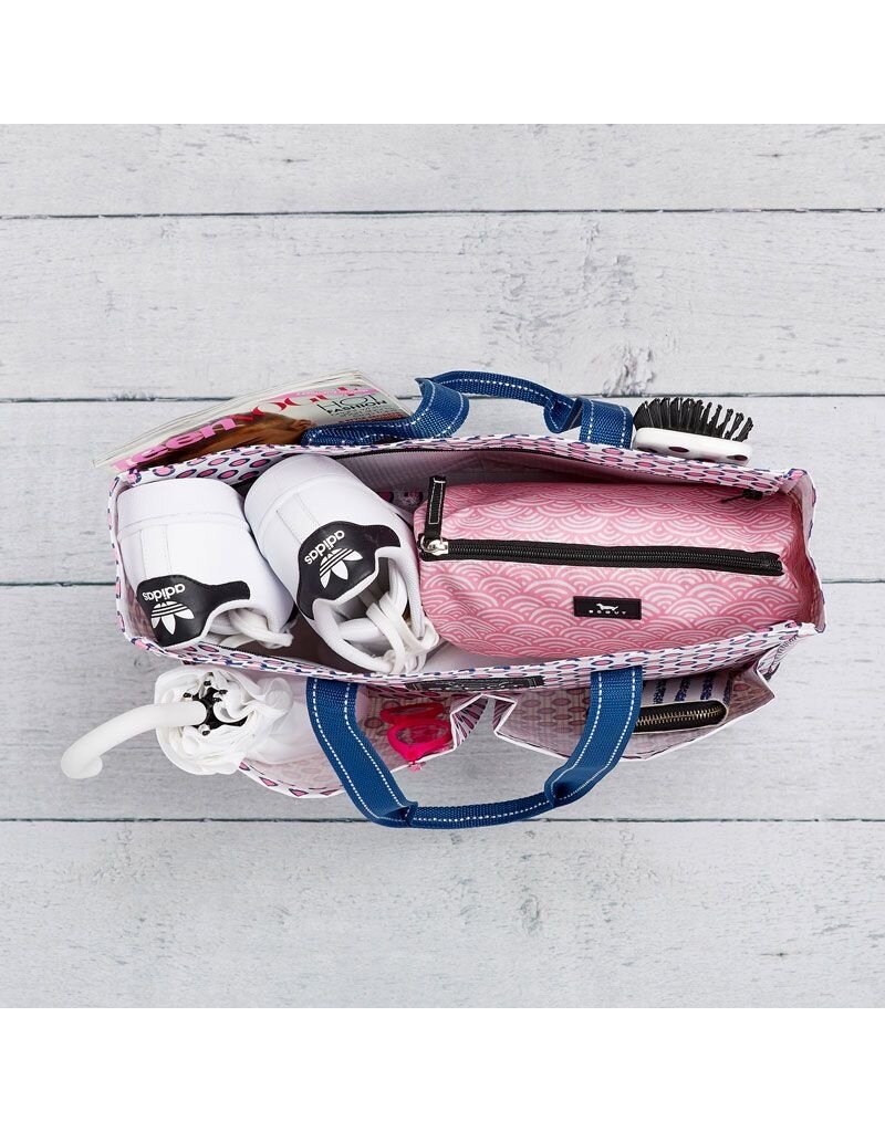 SCOUT Uptown Girl Pocket Tote Bag in Nantucket Navy