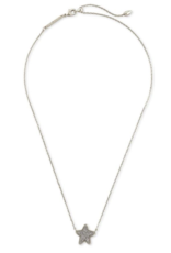 KENDRA SCOTT DESIGN Jae Star Silver Pendant Necklace in Platinum Drusy