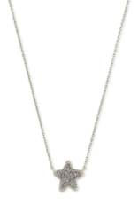 KENDRA SCOTT DESIGN Jae Star Silver Pendant Necklace in Platinum Drusy