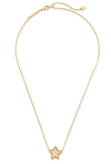 KENDRA SCOTT DESIGN Jae Star Gold Pendant Necklace in Iridescent Drusy