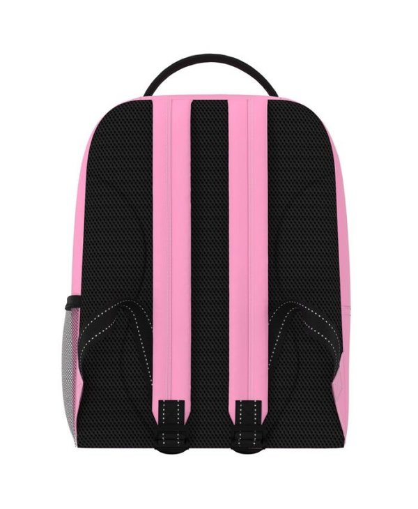 Junior Pack Leader Backpack in Block Party Pink & Chambray