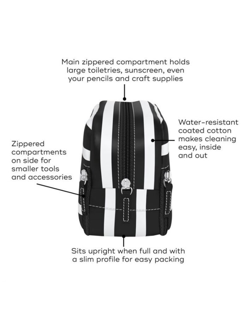 SCOUT 3-Way Toiletry Bag in Fleetwood Black
