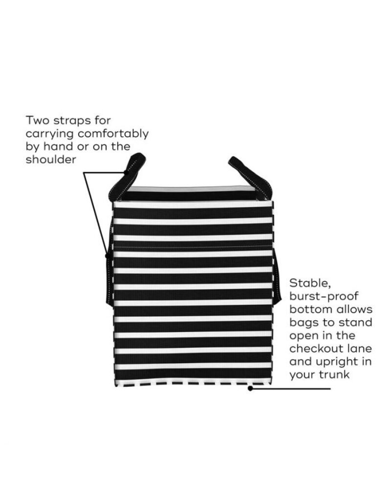 SCOUT Bagette Market Tote in Fleetwood Black
