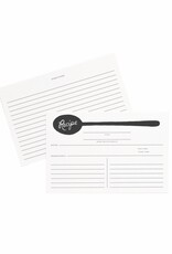 RIFLE PAPER COMPANY Recipe Cards in Charcoal Spoon RIFLE PAPER COMPANY Recipe Cards in Charcoal Spoon