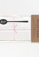 RIFLE PAPER COMPANY Recipe Cards in Charcoal Spoon RIFLE PAPER COMPANY Recipe Cards in Charcoal Spoon