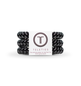 TELETIES Jet Black Small Teleties