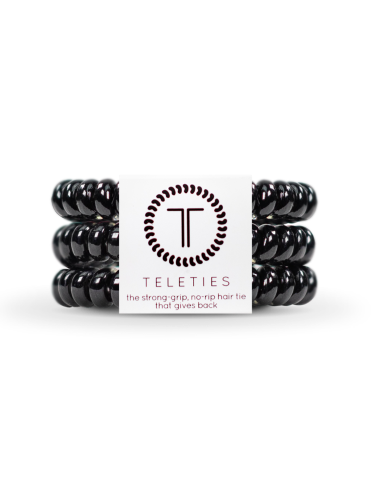 TELETIES Jet Black Small Teleties
