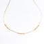 Love Hope Cure Morse Code Necklace in Gold