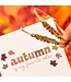 Fall Foliage Medley Bangle Bracelet in Silver