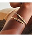 Fall Foliage Medley Bangle Bracelet in Silver