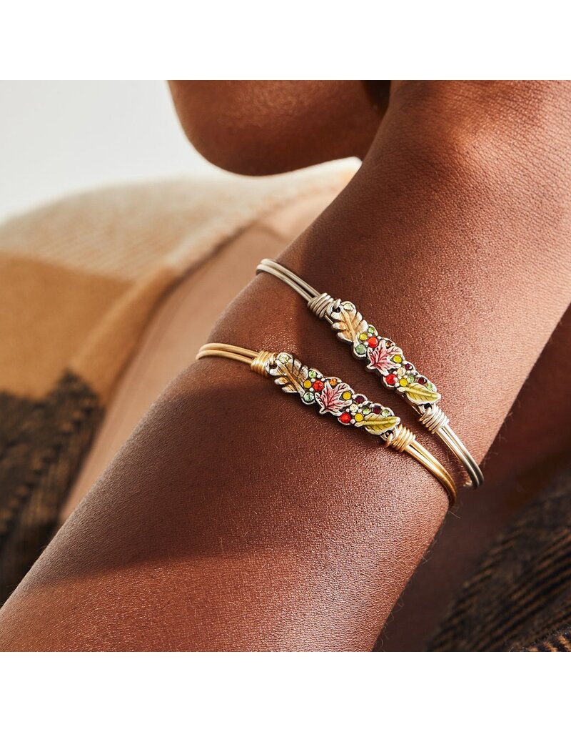LUCA & DANNI Fall Foliage Medley Bangle Bracelet in Silver