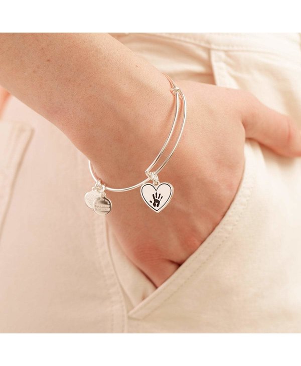 Forever Touched My Heart Charm Bangle