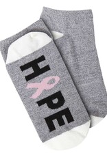WORLD SOFTEST SOCKS Breast Cancer "Hope" Low Cut Sock