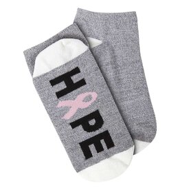 WORLD SOFTEST SOCKS Breast Cancer "Hope" Low Cut Sock