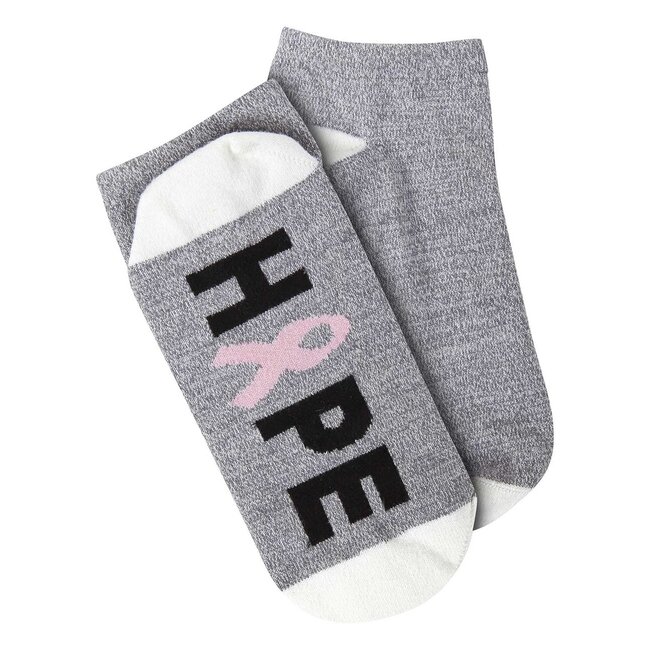 Breast Cancer "Hope" Low Cut Sock