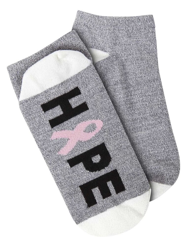 WORLD SOFTEST SOCKS Breast Cancer "Hope" Low Cut Sock