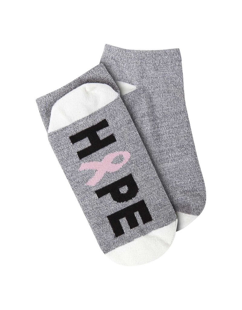 WORLD SOFTEST SOCKS Breast Cancer "Hope" Low Cut Sock