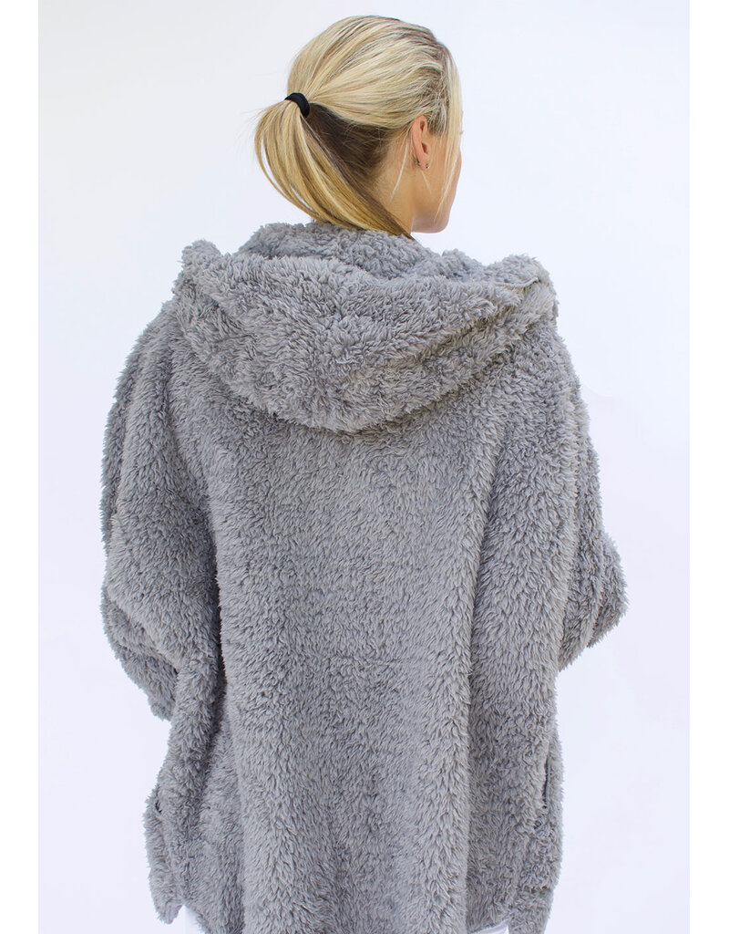 NORDIC BEACH Body Wrap in Grey Kitten