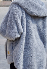 NORDIC BEACH Body Wrap in Grey Kitten