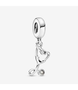 PANDORA Stethoscope Heart Dangle Charm