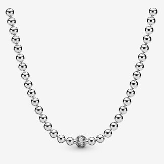 PANDORA Beads & Pavé Necklace