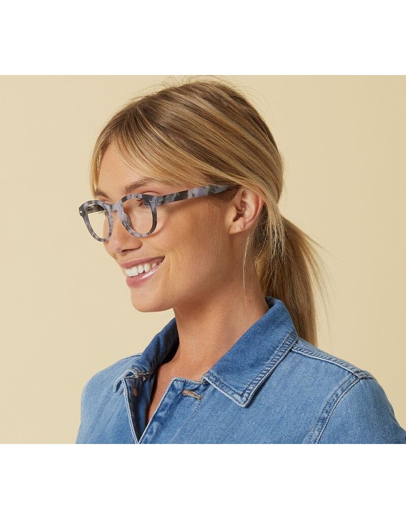 Quarry Blue Light Reader in Gray