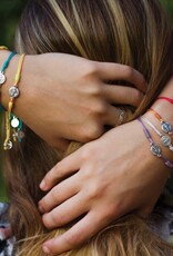 MY SAINT MY HERO Breathe Blessing Bracelet - Black/Silver