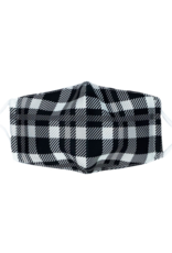 Black Plaid Mask Black Plaid Mask