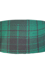 Green Plaid Tube Turban