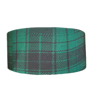 Green Plaid Tube Turban