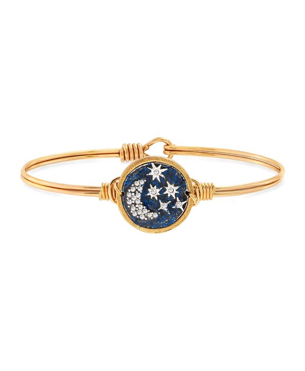 Starry Night Bangle Bracelet in Gold