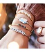 Mini Hudson Bangle Bracelet Holiday Cheer in Gold