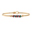 Mini Hudson Bangle Bracelet Holiday Cheer in Gold