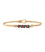 Mini Hudson Bangle Bracelet Holiday Cheer in Gold