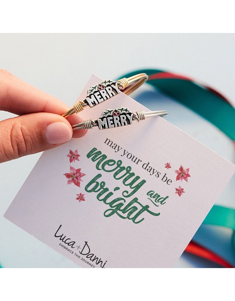 LUCA & DANNI Merry Bangle Bracelet in Gold