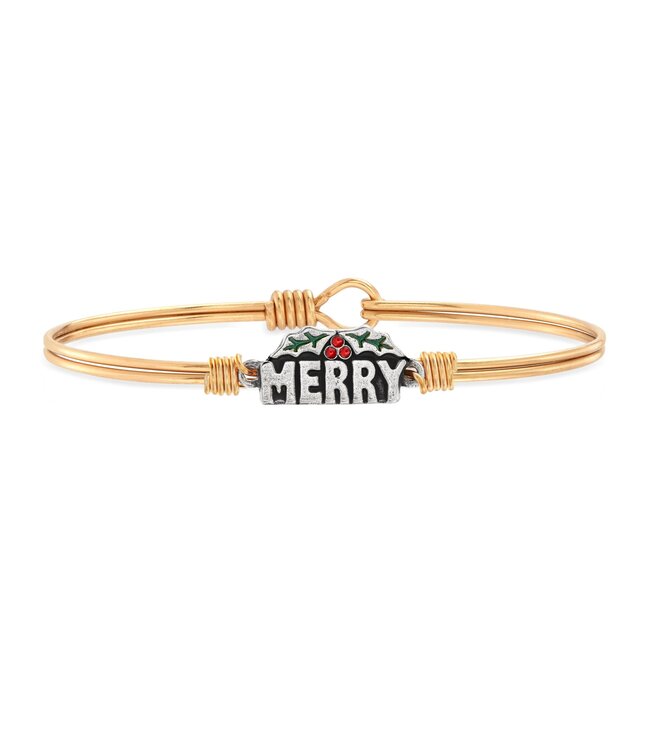 Merry Bangle Bracelet in Gold