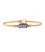 Merry Bangle Bracelet in Gold