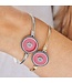 Firefighter Bangle Bracelet in Silver