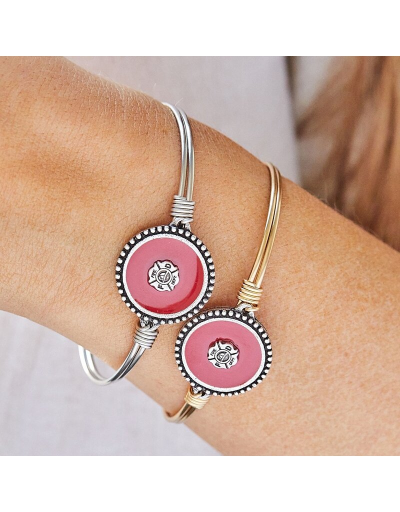 LUCA & DANNI Firefighter Bangle Bracelet in Gold