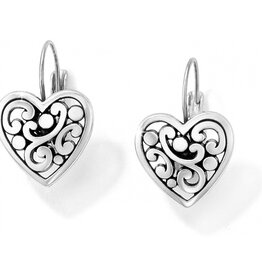 BRIGHTON Contempo Heart Leverback Earrings
