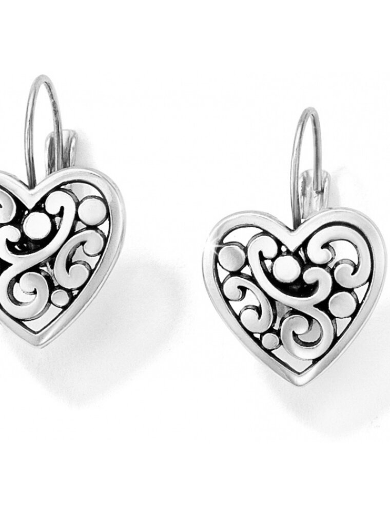 BRIGHTON Contempo Heart Leverback Earrings