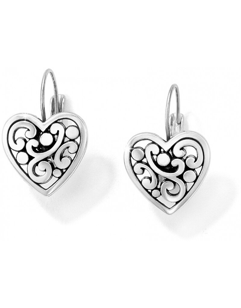 BRIGHTON Contempo Heart Leverback Earrings