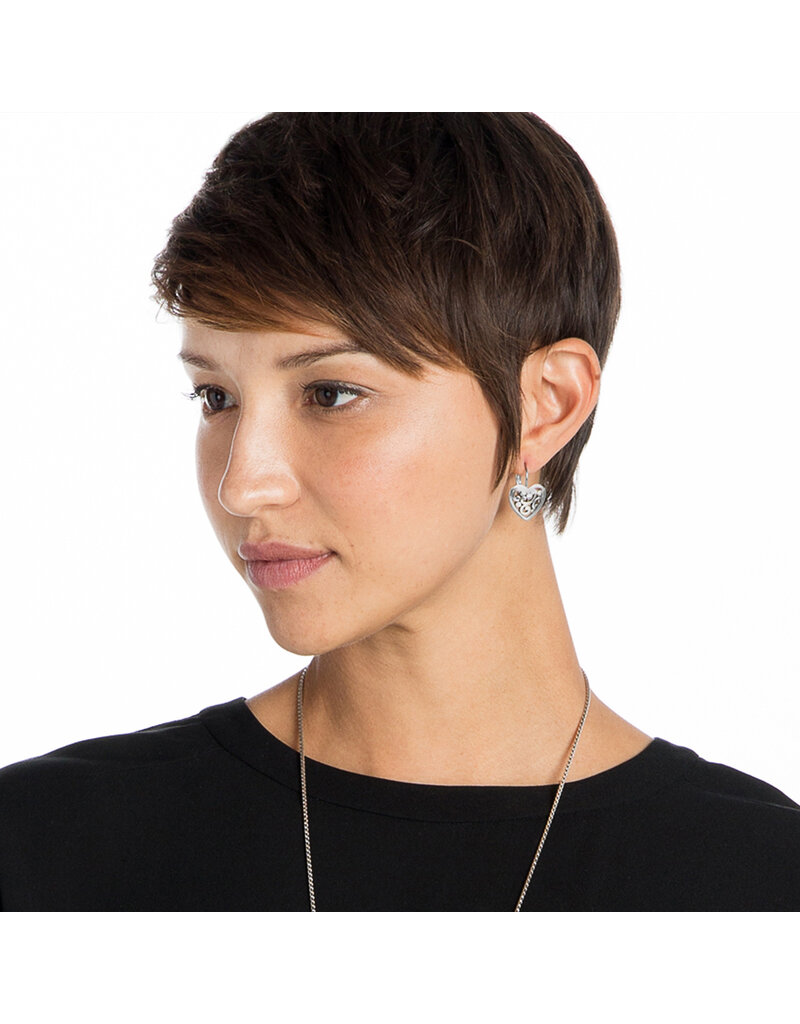 BRIGHTON Contempo Heart Leverback Earrings