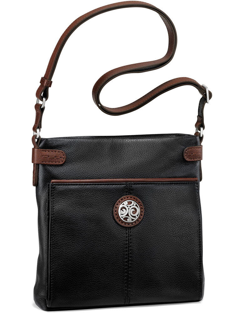 BRIGHTON Selena Super Organizer in Black & Chocolate
