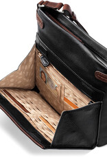 BRIGHTON Selena Super Organizer in Black & Chocolate